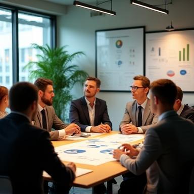 Reunión de consultoría en sostenibilidad